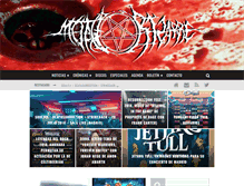 Tablet Screenshot of metalbizarre.com